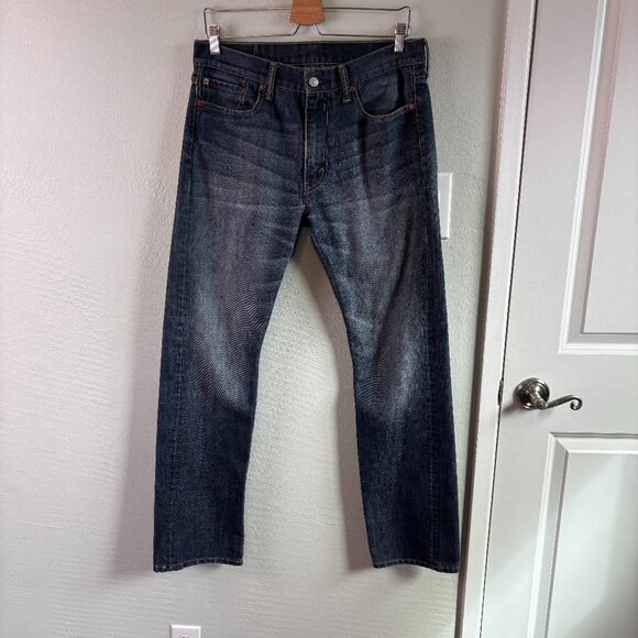 Levi’s 513 Slim Straight Jeans Men’s 32x32 Medium Wash - Picture 2 of 14